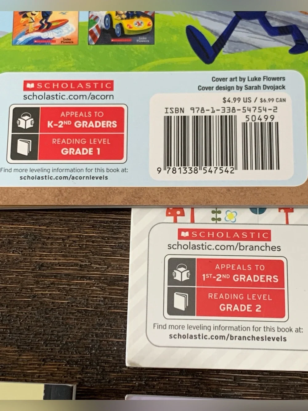 Scholastic Early Reader Lot (6 Books) – Branches & Acorn | Grades K–2